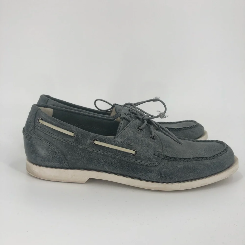 COLE HAAN Men’s Size 11 Gray Boat Shoe Loafers